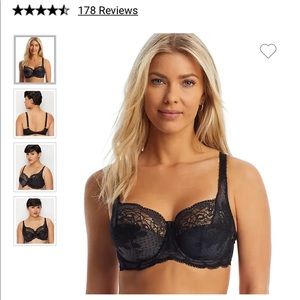 34GG Panache Clara Full Cup Bra 34GG (NEW!) Black